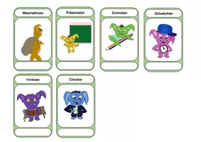 Vorschau - Bildkarten - Gruppenrollenkarten kleine Monster für alle Altersstufen - Seite 3