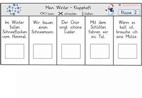 Vorschau - Arbeitsblätter - Materialpaket - Klapphefte 4 Jahreszeiten Klasse 2 - Seite 3