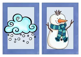 Vorschau - Arbeitsblätter - Deutsch/ DaZ - Winter -Sparpaket Bildkarten, Arbeitsblätter, Miniwörterbuch, Sprachförderung - Seite 2