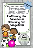 Vorschau - Stundenentwürfe - Sportunterricht Grundschule: Ballarten einführen & Ballgefühl trainieren - Deckblatt