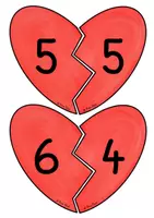 Vorschau - Fördermaterial/Inklusion - Verliebte Zahlen - Tafelmaterial - Legekarten - Spielkarten - Seite 3