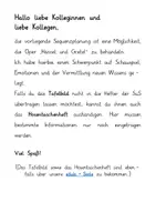 Vorschau - Stundenentwürfe - Hänsel & Gretel (Musikoper) - SEQUENZPLANUNG (veränderbar) - Seite 3