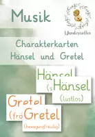 Vorschau - Stationenlernen - Hänsel & Gretel (Musikoper) - CHARAKTERKARTEN - Deckblatt