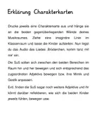 Vorschau - Stationenlernen - Hänsel & Gretel (Musikoper) - CHARAKTERKARTEN - Seite 1