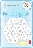 Vorschau - Spiele - Bio Laborgeräte – Dreieck Domino Spiel - Deckblatt
