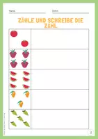 Vorschau - Arbeitsblätter - Ich lerne Zählen (Komplettpaket) - Die Zahlen 1 - 10 spielerisch lernen - Seite 3