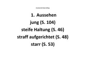 Vorschau - Merkblätter - Charakteristik Robert Billings - Deckblatt