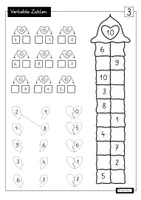 Vorschau - Arbeitsblätter - Verliebte Zahlen Arbeitsblätter Mathe Klasse 1 - Seite 3