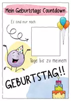 Vorschau - Mal- und Bastelvorlagen - DIY Geburtstags Countdown / Geburtstagskind - Seite 2