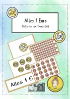 Vorschau - Poster - Thema Geld: Alles 1 Euro - Bildkarten - Deckblatt