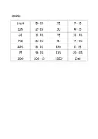 Vorschau - Arbeitsblätter - Mathematik Kopfrechnen großes Einmaleins Domino 15er Reihe - Seite 1