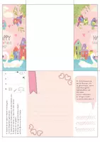 Vorschau - Mal- und Bastelvorlagen - Valentinskarten basteln ✂️✏️ Vorlage Valentinstag Geschenk selber machen - Seite 1