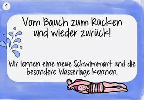 Vorschau - Stundenentwürfe - Unterrichtseinheit Rückenkraulschwimmen mit Entwurf einer Stunde Grundschule - Seite 2
