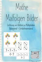 Vorschau - Arbeitsblätter - Einführung Multiplikation Bildgeschichten - Deckblatt