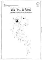 Vorschau - Arbeitsblätter - Lustige Tiere - Punktbilder - #Freebie - Seite 3