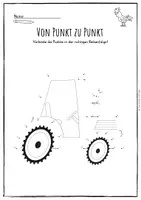Vorschau - Arbeitsblätter - Auf dem Bauernhof - Punktbilder - #Freebie - Seite 3