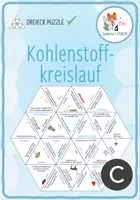 Vorschau - Spiele - Kohlenstoffkreislauf – Dreieck Domino Spiel - Deckblatt