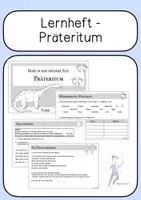 Vorschau - Arbeitsblätter - Lernheft Präteritum - Deckblatt