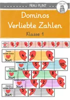 Vorschau - Spiele - Verliebte Zahlen Dominos - Deckblatt