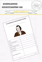 Vorschau - Arbeitsblätter - musikalisches Geburtstagskind im Mai Klasse 3/4 - Deckblatt