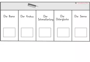Vorschau - Arbeitsblätter - Frühling Klappheft Klasse 1 - sinnentnehmendes Lesen - Seite 3