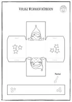 Vorschau - Mal- und Bastelvorlagen - Weihnachten - Geschenkkörbchen - Seite 2