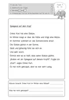 Vorschau - Arbeitsblätter - Abschreibtexte mit Fokus GL KL - Seite 1