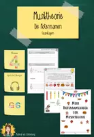 Vorschau - Arbeitsblätter - Grundlagen der Musiktheorie - die Notennamen für Grundschulen - Deckblatt