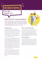 Vorschau - Stundenentwürfe - Unterrichtsimpuls zum Thema Arbeit/Berufe // Doppelstunde - Deckblatt