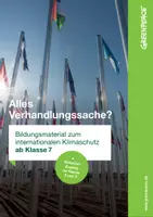 Vorschau - Unterrichtsreihen - Klimaschutz und Klimapolitik: Alles Verhandlungssache? - Deckblatt
