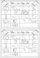 Vorschau - Arbeitsblätter - Leseteppiche (ABC der Tiere Teil A + B) - Seite 2