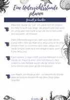 Vorschau - Merkblätter - Checkliste - Eine Unterrichtsstunde planen - Seite 3