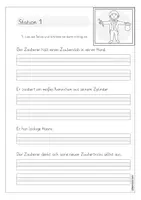 Vorschau - Arbeitsblätter - Fasching, lesen und abschreiben, Klasse 1/2 - Seite 1