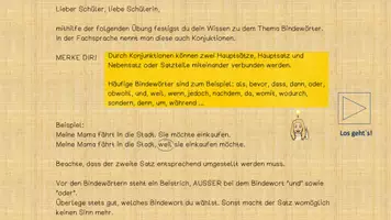 Vorschau - Präsentationen/Tafelbilder - Interaktive PDF - Konjunktionen / Bindewörter - Seite 2