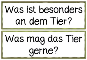 Vorschau - Präsentationen/Tafelbilder - Tiere beschreiben Fragesätze - Seite 3