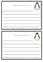 Vorschau - Poster - Pinguin Schreibvorlagen - Seite 2