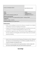 Vorschau - Klassenarbeiten - Klausur und EWH Flüchtlingspolitik EU/Grenze Polen-Belarus - Deckblatt