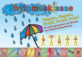 Vorschau - Audio-Dateien - Regen, Regen, tropf, tropf, tropf - Ein Bewegungslied - Deckblatt
