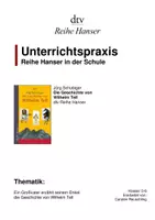 Vorschau - Stundenentwürfe - Unterrichtsmaterial zu ›Die Geschichte von Wilhelm Tell‹ von Jürg Schubiger - Deckblatt