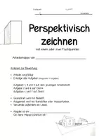 Vorschau - Mal- und Bastelvorlagen - Perspektivisch Zeichnen - einfache Übungen - Seite 2