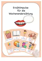 Vorschau - Bildkarten - Wochenenderzählung: Erzählimpulskarten - Deckblatt