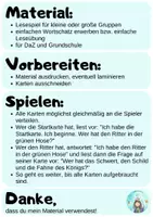 Vorschau - Spiele - Ich habe ... Wer hat ...? Ritter & Burgen (Lesespiel für Gruppen) - Seite 1