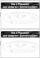Vorschau - Stationenlernen - Dokumentations-Heftchen 8 Planeten unseres Sonnensystems - Seite 1