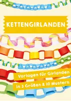 Vorschau - Mal- und Bastelvorlagen - Ketten-Girlanden - Deckblatt