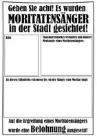 Vorschau - Stundenentwürfe - Die Moritat: Eine Einführung (Musik-Unterricht) - Deckblatt