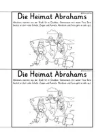 Vista previa - Unidades / Secuencias / Situaciones de Aprendizaje - Alemán Leseheft Abraham und Sara Abrahamerzählung Religion Grundschule Altes Testament Bibel Abrahamserzählung - página 2