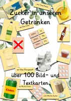 Vista previa - Unidades / Secuencias / Situaciones de Aprendizaje - Alemán Tafelmaterial Zucker in Getränken mit über 50 Bild- und Textkarten Gesunde Ernährung Sachunterricht - Portada