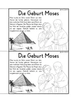 Vista previa - Unidades / Secuencias / Situaciones de Aprendizaje - Alemán Arbeitsheft Moses Exodus und Dekalog Mose Religion Grundschule Altes Testament Bibel - página 2