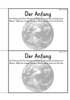 Vista previa - Unidades / Secuencias / Situaciones de Aprendizaje - Alemán Leseheft zur Schöpfung Schöpfungsgeschichte Religion Grundschule Altes Testament Bibel - página 2