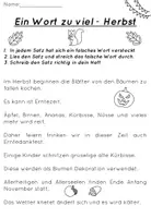 Vorschau - Arbeitsblätter - Jahreszeiten - Ein Wort zu viel - Seite 3